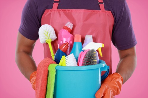 Deep cleaning kitchen area in SE18 home