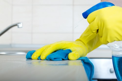 Well-maintained office interior after professional cleaning in SE18