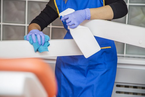 Detailed post-construction cleaning in a modern SE18 property